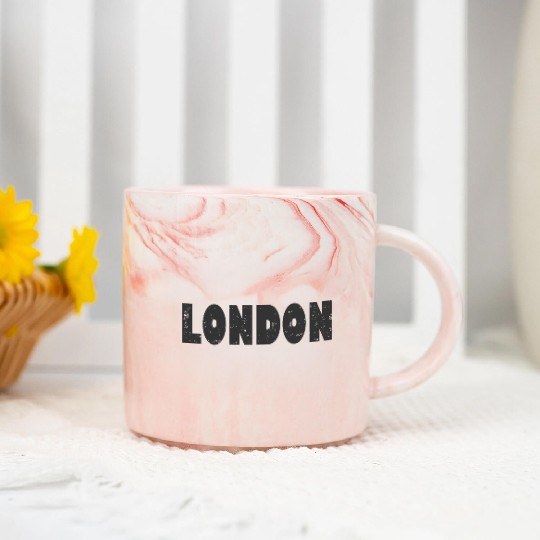 London vintage Marble Mugs