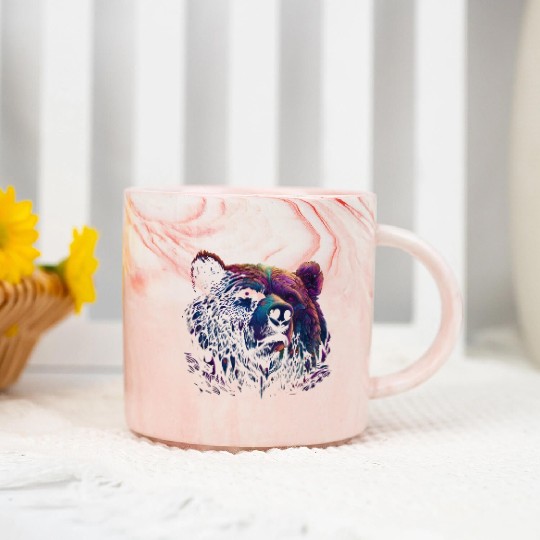 Grizzly King Marble Mugs