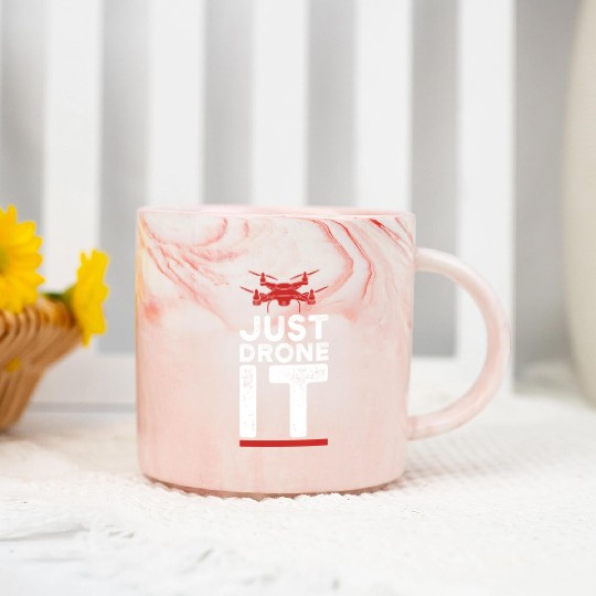 Drone - just drone it Marble Mugs