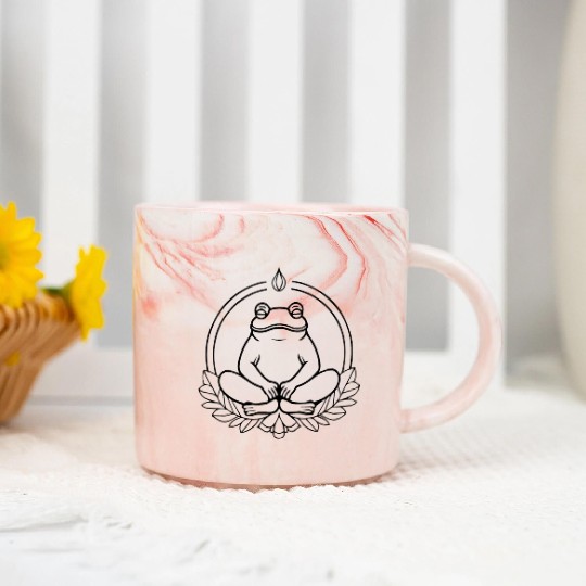 Frog Amphibian Toad Marble Mugs