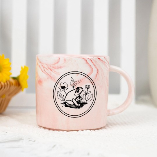 Frog Amphibian Toad Marble Mugs