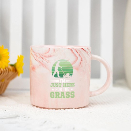 Lawn Mowing Mowing Landscaper Gardening Marble Mugs