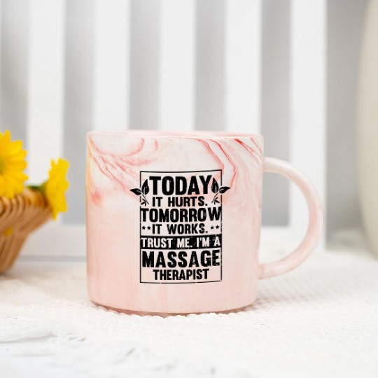 Hilarious Leisure Entertainment Body Relaxation Marble Mugs