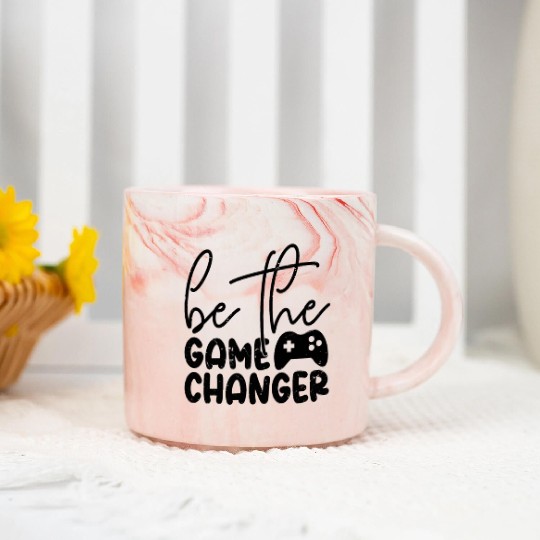 Be The Game Changer Marble Mugs