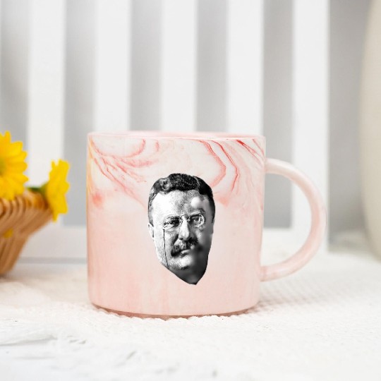 President Teddy Roosevelt Marble Mugs