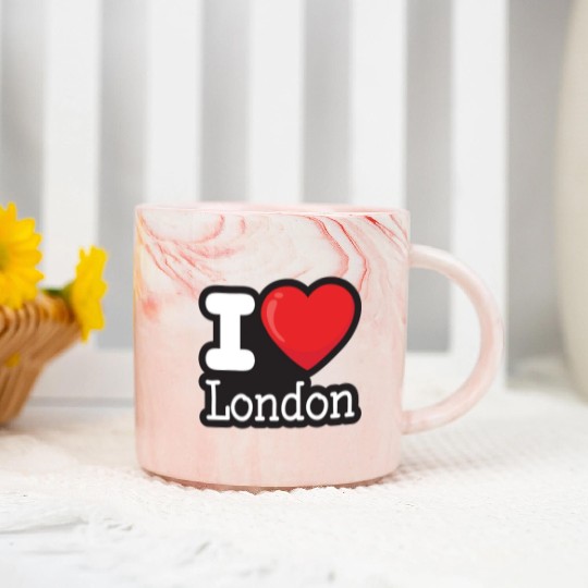 I love London Marble Mugs
