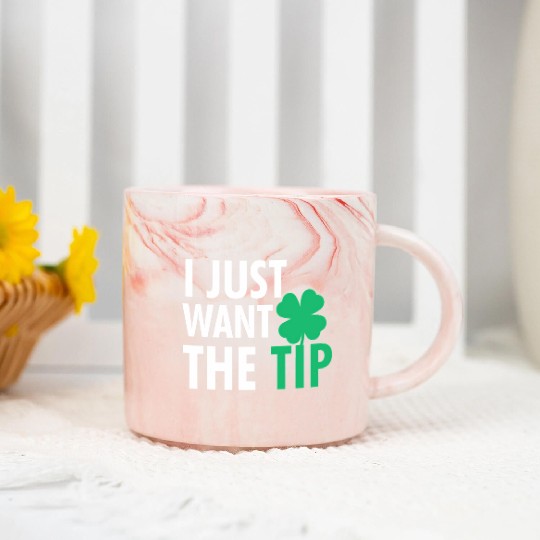 Bartender St Patric Day Just The Tip For Marble Mugs