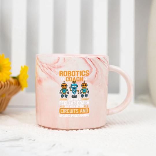 Robotics Coach Robotics Engineer Robot Combat Batt Marble Mugs