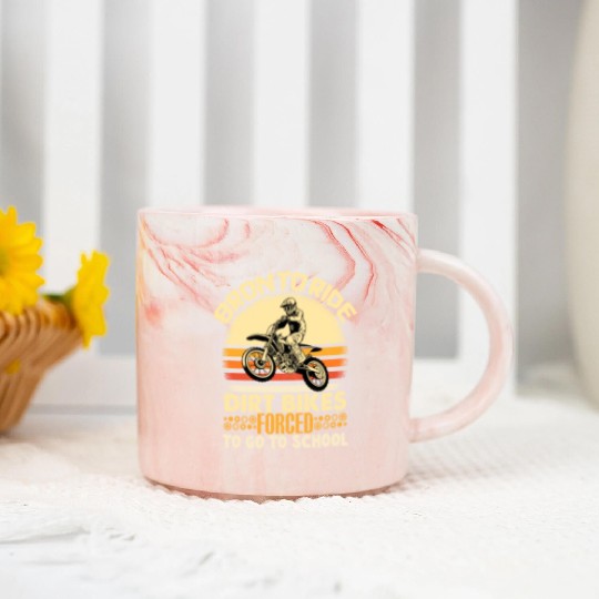 Dirt Bike Gift Biker Motocross Accessories Marble Mugs