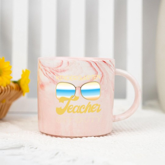 Kindergarten teacher off duty Marble Mugs