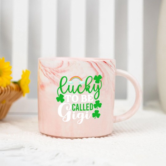 Lucky To Be Called Gigi St Patrick'S Day Irish Marble Mugs