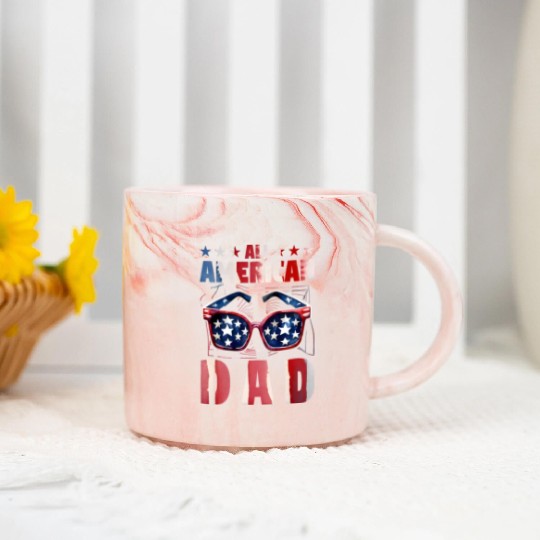 All American Dad Marble Mugs