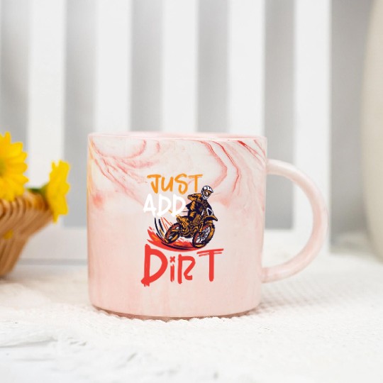 Dirt Bike Dirt Bike Riding Motocross Dirt Biking Marble Mugs