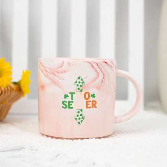 St Patric Day Two Seater St Patric Day Marble Mugs
