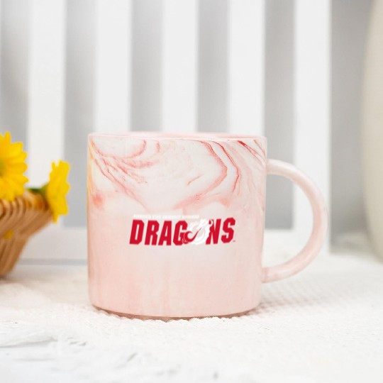 Minnesota State Moorhead Dragons Icon Marble Mugs
