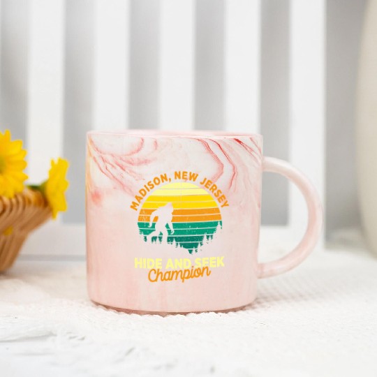 Madison New Jersey Big Foot Marble Mugs