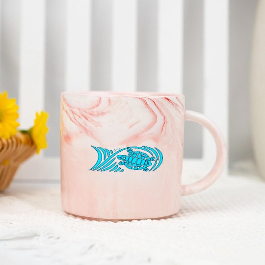 Sea turtle Marble Mugs