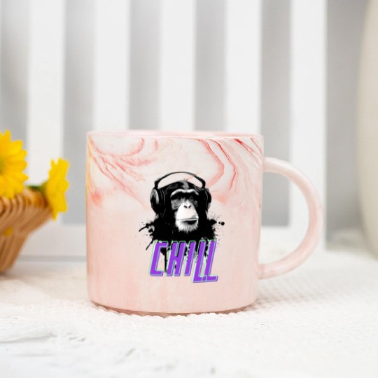 Chill gorilla Marble Mugs
