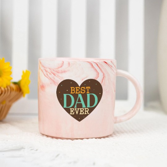 best dad ever Marble Mugs