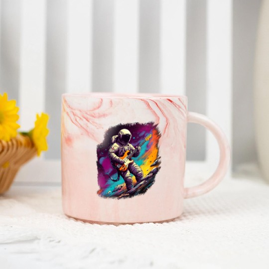The best guitar player of the universe Marble Mugs