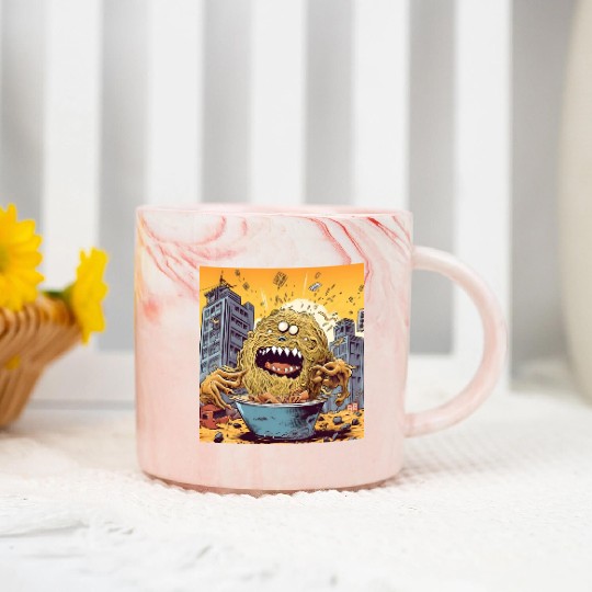 Ramen Monster Marble Mugs