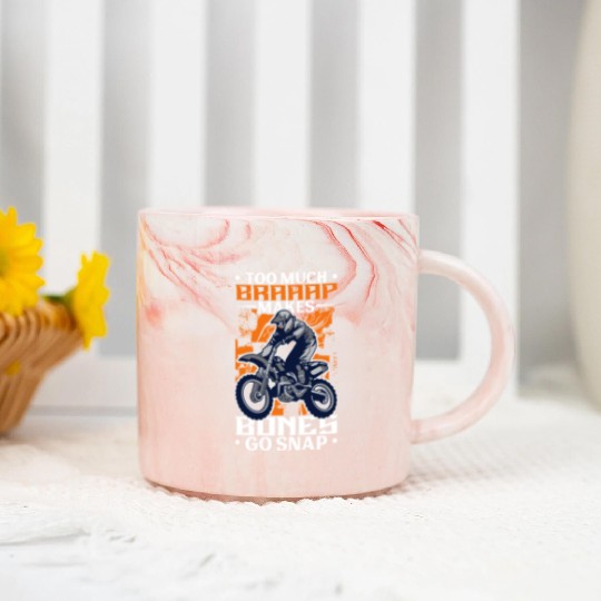 Dirt Bike Dirt Bike Riding Motocross Dirt Biking Marble Mugs