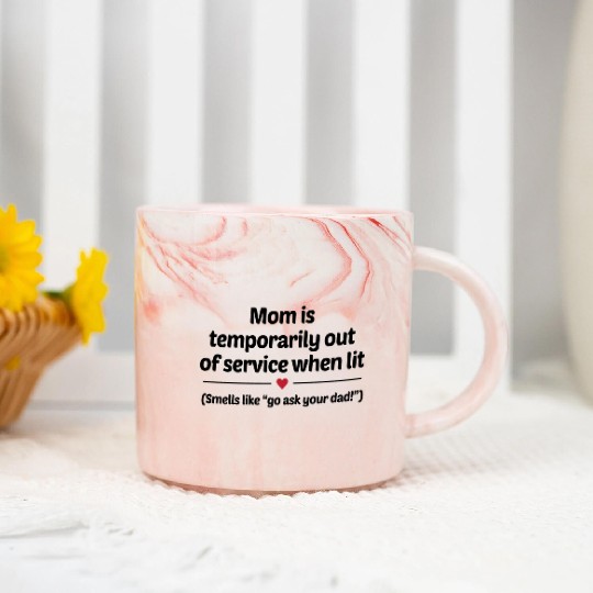 Go Ask Your Dad trending Marble Mugs