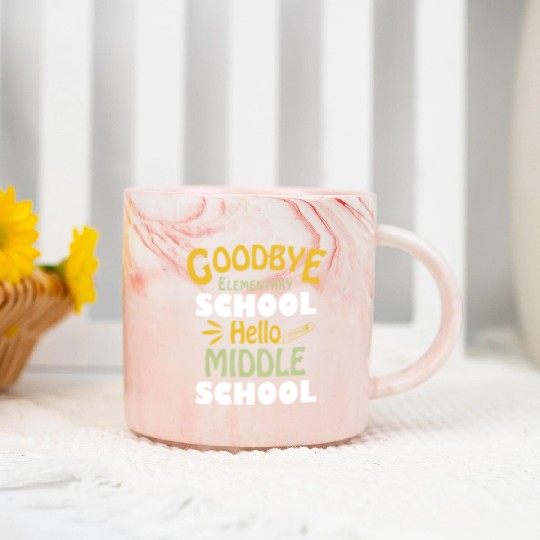 Elementary School Students Graduation Gift nature Marble Mugs