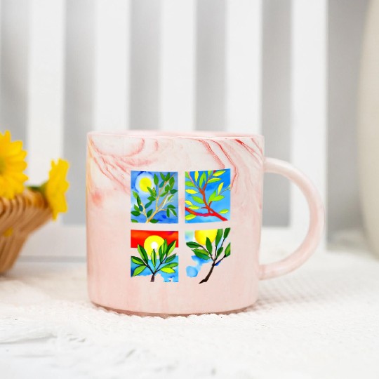 Laughing Olive Branch - Sustainable Harmony Marble Mugs