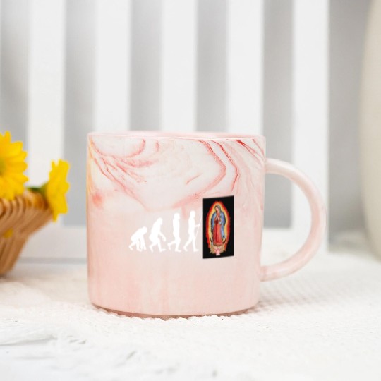 Our Lady Of Guadalupe Virgin Mary Marble Mugs