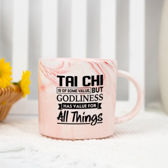 Tai Chi Is Of Some Value Christian Marble Mugs