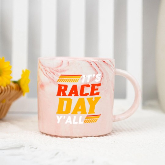 It's Race Day Y'All Marble Mugs