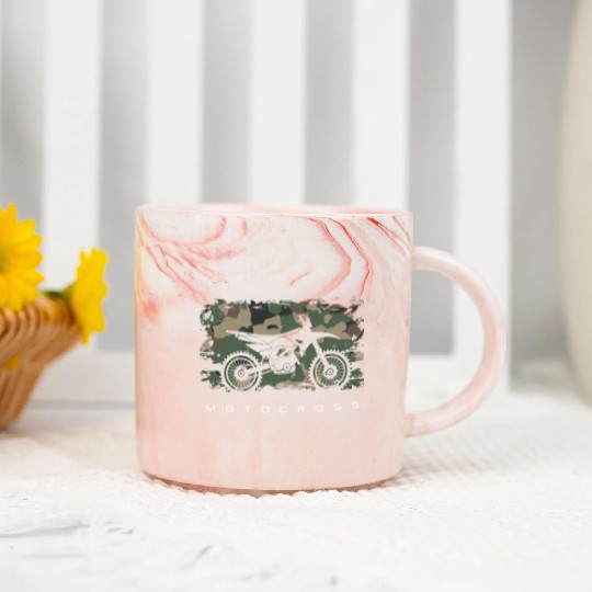 Motocross Dirt Bike Dirt Bike Motocross Marble Mugs