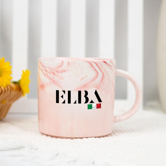 Elba Italy Travel Summer Party Island Beach Marble Mugs