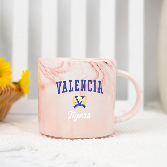 Valencia High School Tigers C3 Marble Mugs