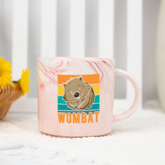 Wombat Marble Mugs