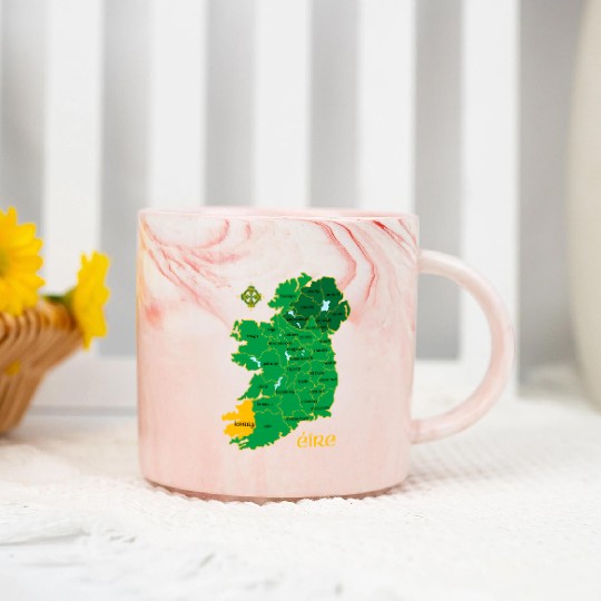 Kerry Ireland County Irish Travel Marble Mugs