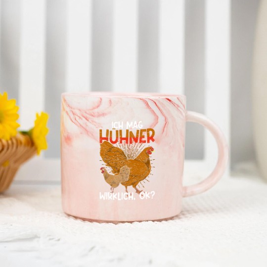 I really like chicken ok farm animal chicken Marble Mugs