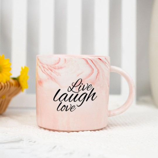 Live laugh love Marble Mugs
