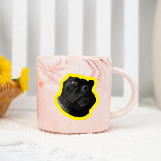 Crazy Cane Corso Marble Mugs