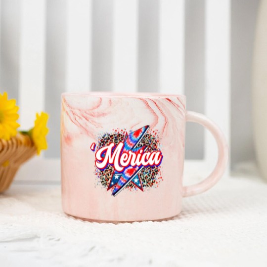 Merica Marble Mugs