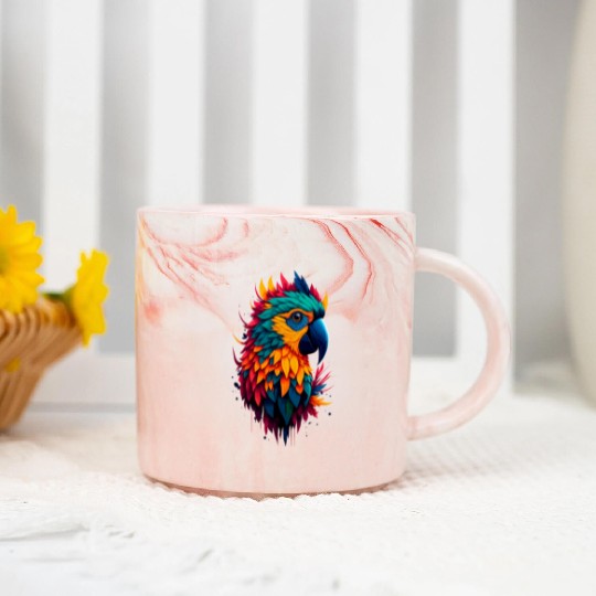 macaw Marble Mugs