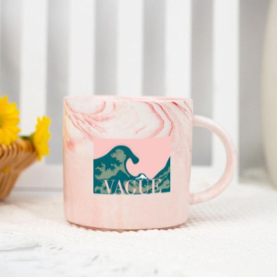 La Grande Vague The Great Wave Marble Mugs