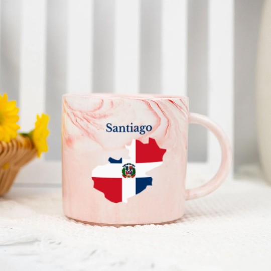 Santiago Province Dominican Republic Marble Mugs