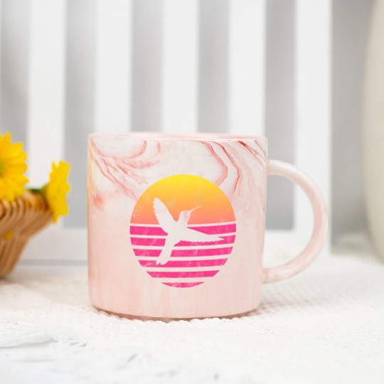 Hummingbird Marble Mugs