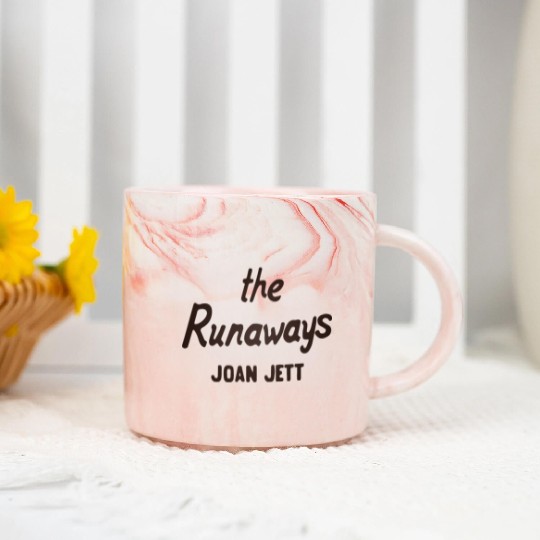 The Runaways Joan Jett Marble Mugs