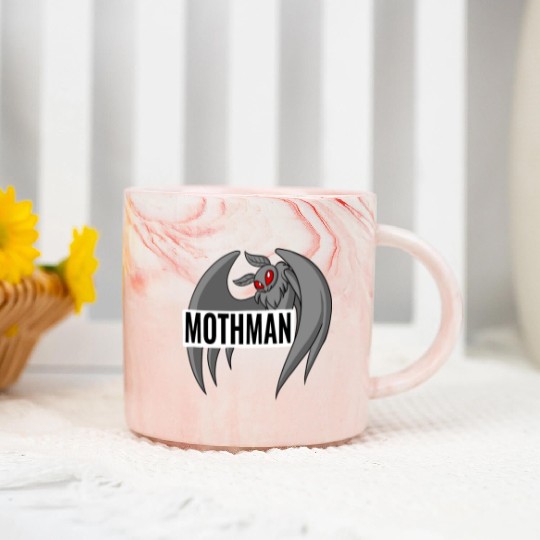 Mothman Marble Mugs