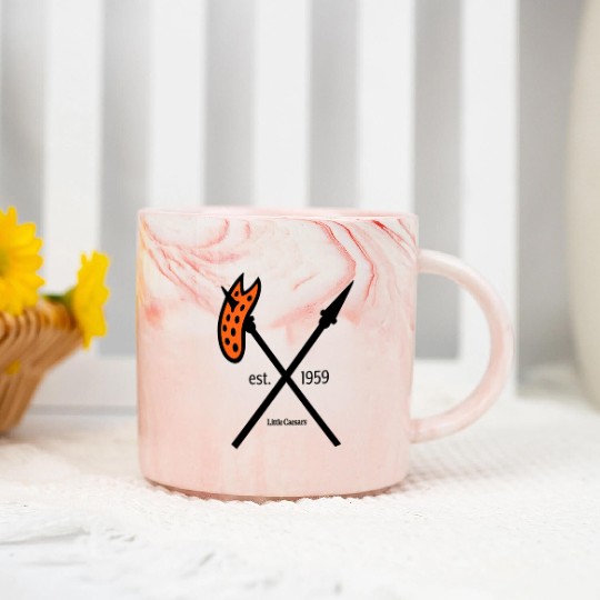 Little Caesars Est 1959 Marble Mugs