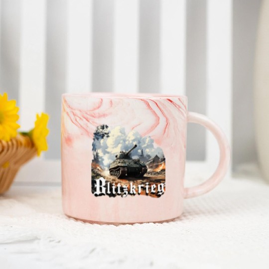 World War 2 Blitzkrieg Marble Mugs