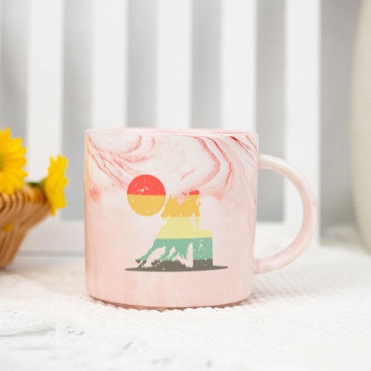 Barrel Racing Show - Barrel Racer Marble Mugs